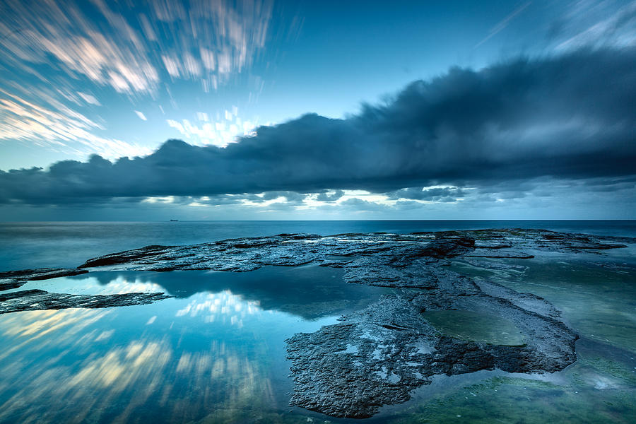 Northern Beaches Photograph - An Ocean Crater by Mark Lucey