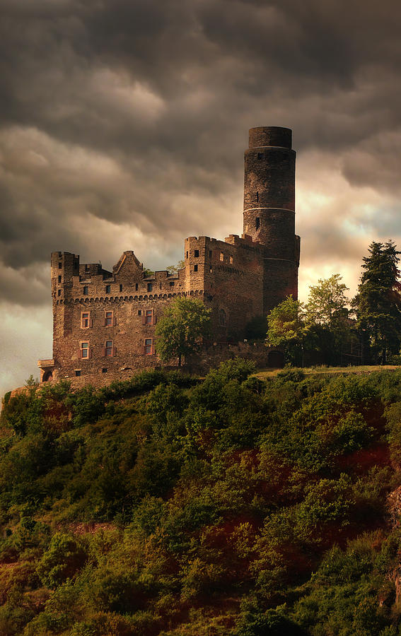 An old castle on the hill Photograph by Jaroslaw Blaminsky