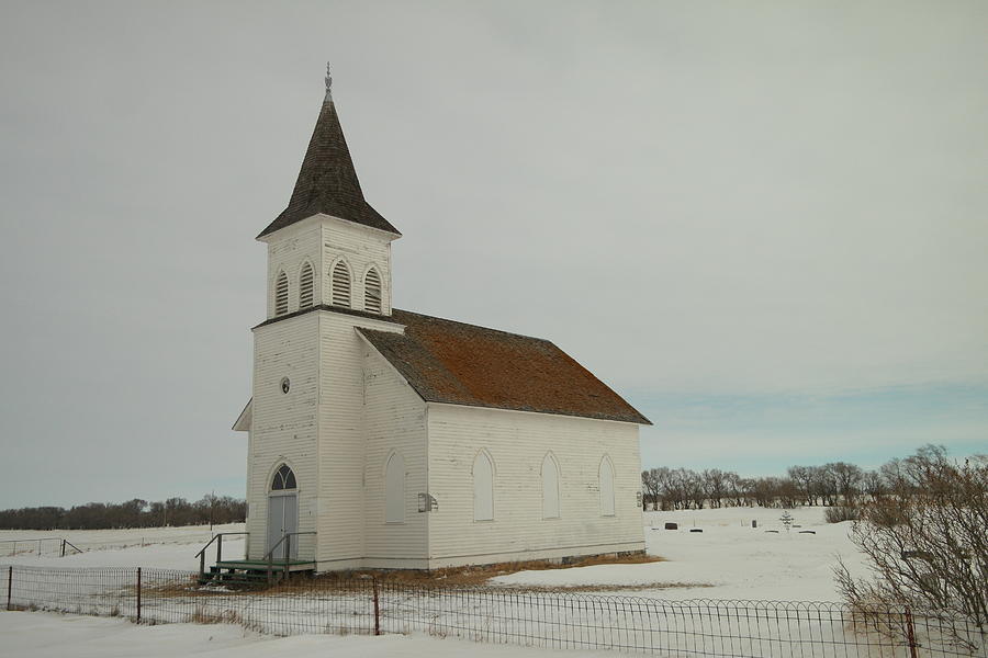 An Old Church In North Dakota Photograph by Jeff Swan