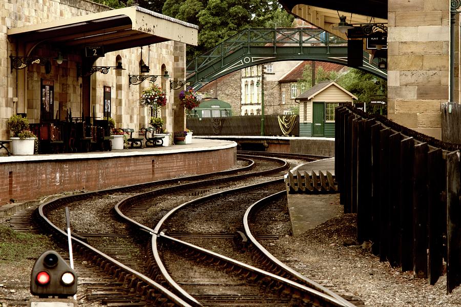 Architecture Photograph - An Old-fashioned Train Station by John Short