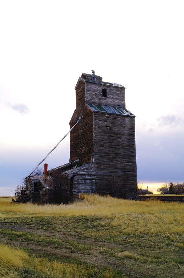 An Old Grain Elevator Photograph by Jeff Swan