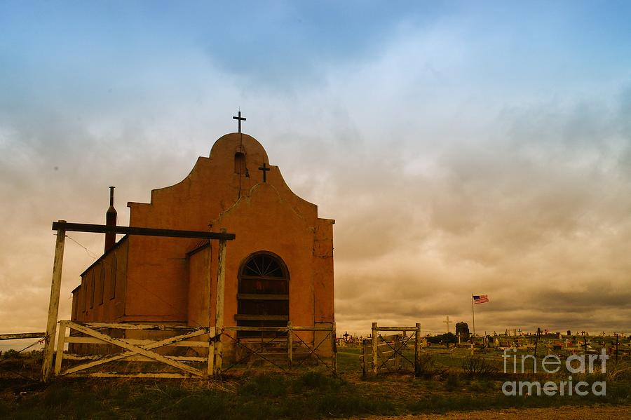 Architecture Photograph - An Old Mission In Northeastern Montana by Jeff Swan