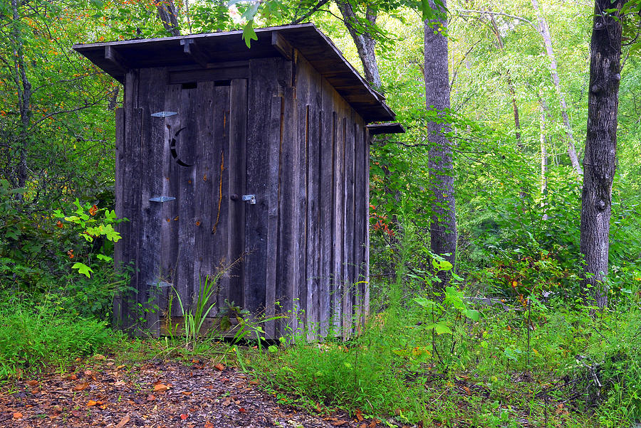 An Old Outhouse  Pickens County SC Photograph by Willie Harper