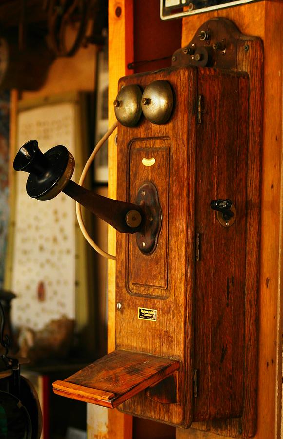 An Old Telephone Photograph by Jeff Swan