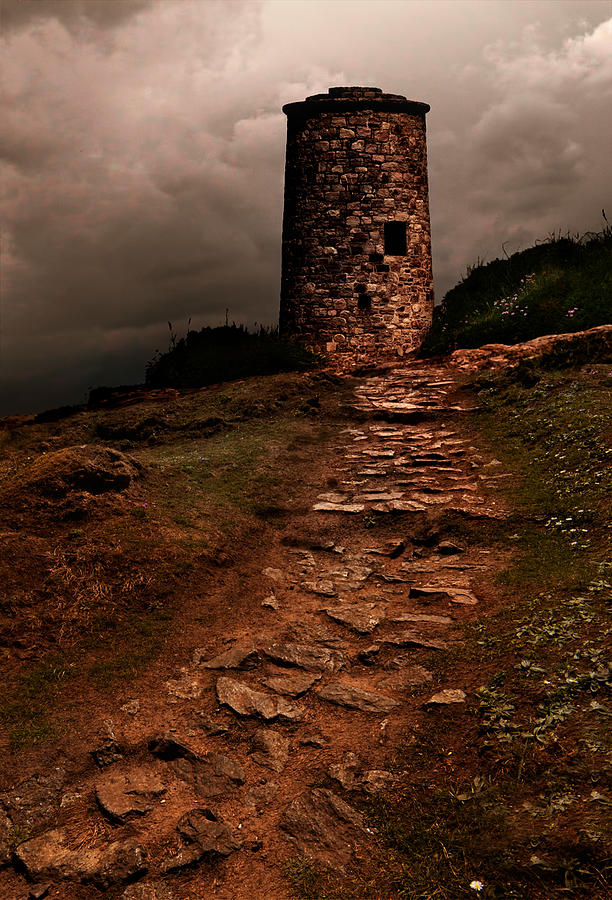 An old tower made of stones Photograph by Jaroslaw Blaminsky