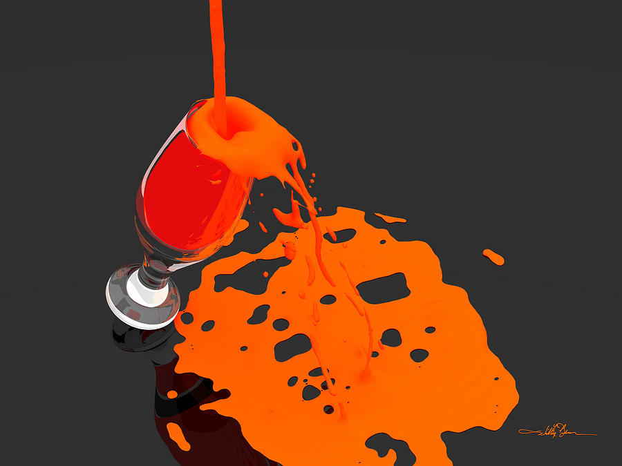 An Orange Dream Digital Art by William Ladson