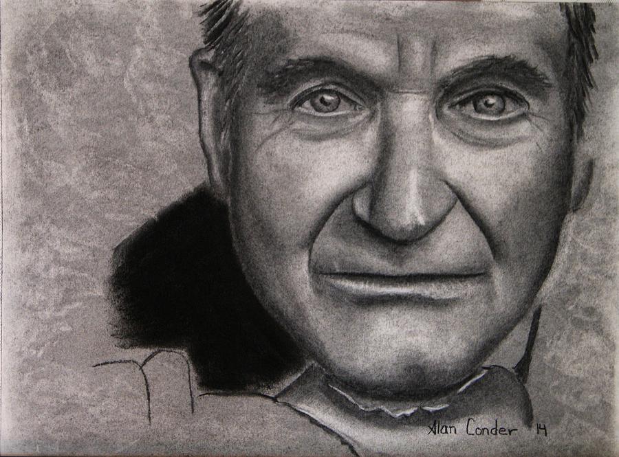 Robin Williams Drawing - An Unfinished Life by Alan Conder