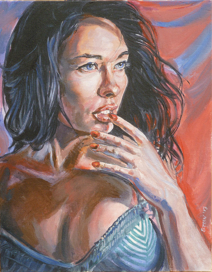 Ana Painting by Bryan Bustard
