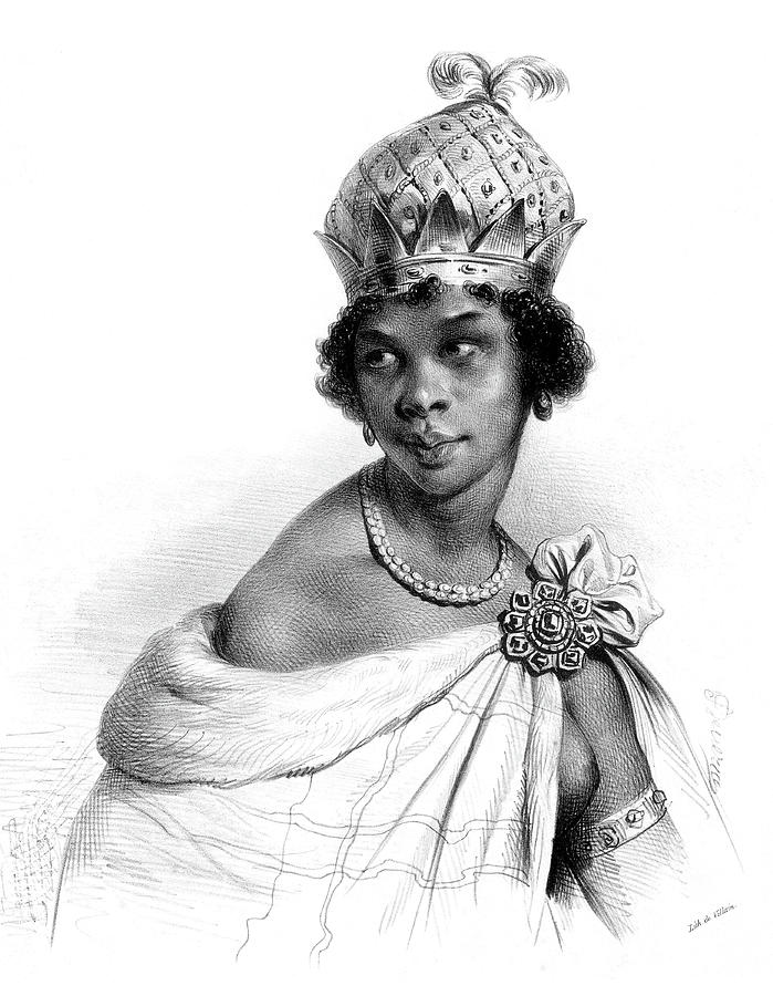 Ana Nzinga, Angolan Queen Photograph by Science Source