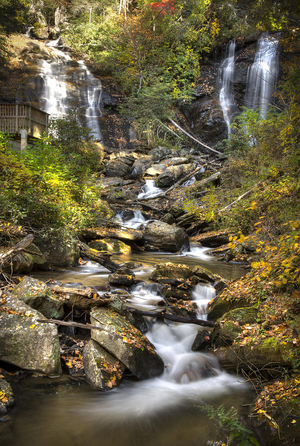Ana Ruby Falls in Autumn Photograph by Penny Lisowski