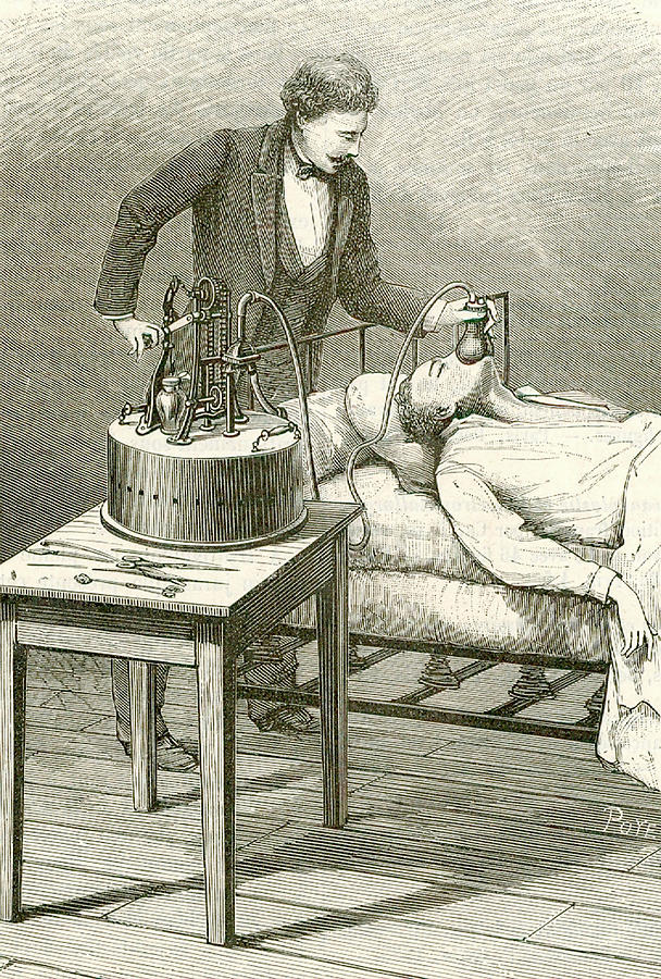 Raphael Photograph - Anaesthetist Administering Chloroform by Universal History Archive/uig