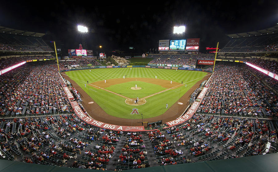 Anaheim Angels Stadium Photograph by Peak Photography by Clint Easley ...