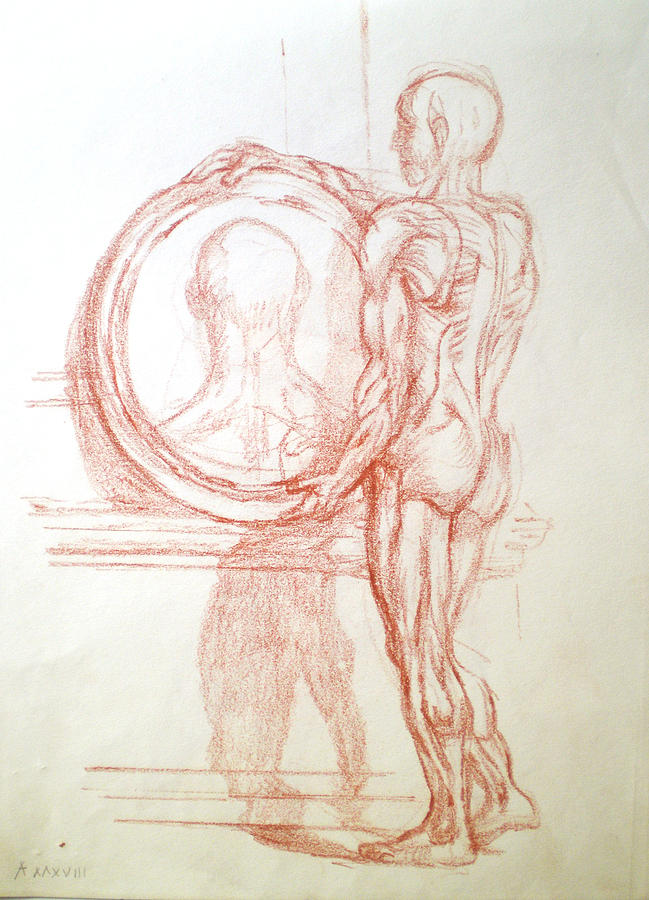 Anatomical Mirror Drawing by Paez  ANTONIO