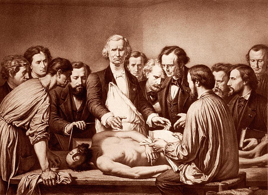 Anatomy Lesson By Velpeau Photograph by National Library Of Medicine