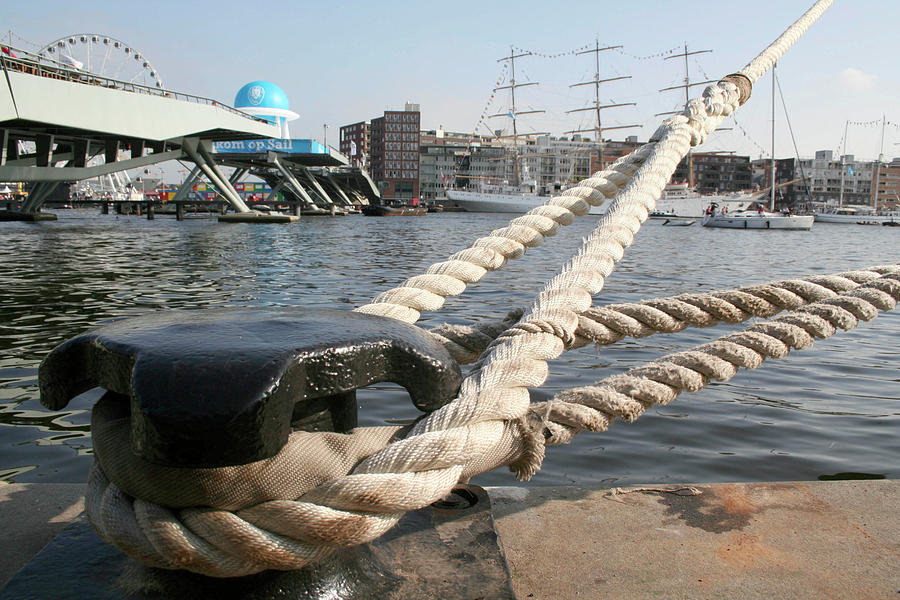 Anchor Rope Photograph by Chris Martin-bahr/science Photo Library