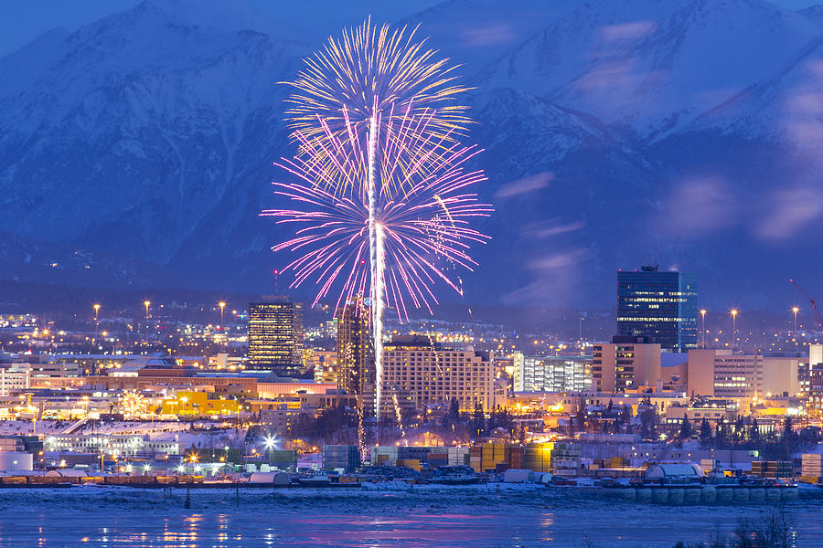 Anchorage Fireworks Seven Photograph by Tim Grams Pixels