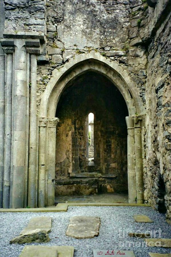 Corcomroe Abbey Photograph - Ancient Blues II by Genevieve Price