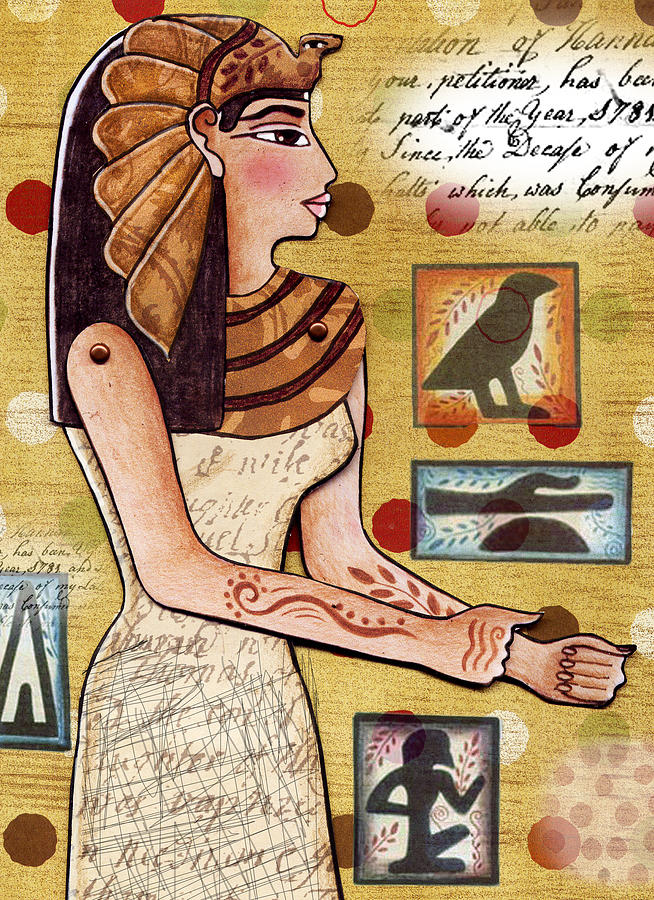 Egyptian Digital Art - Ancient Brands by Elaine Jackson Egyptian Digital Art - Ancient Brands by Elaine Jackson