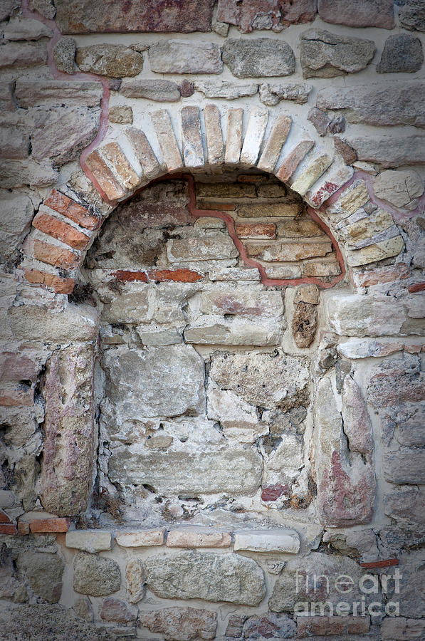 Ancient Bricked Up Window  Photograph by Antony McAulay