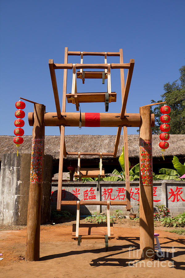 Ancient China Swing Photograph by Tosporn Preede