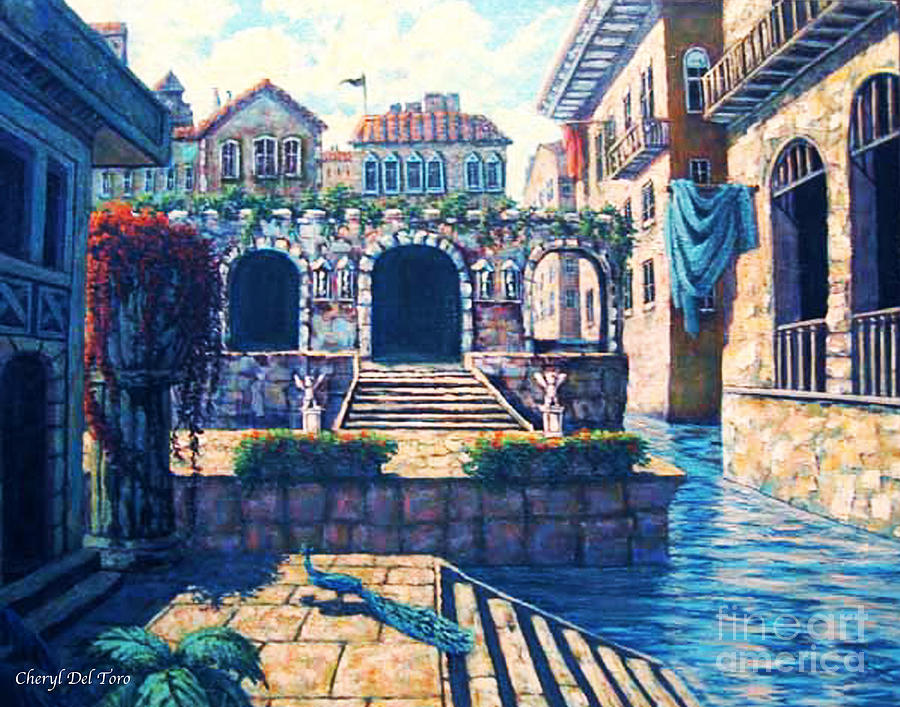 Ancient City Painting by Cheryl Del Toro