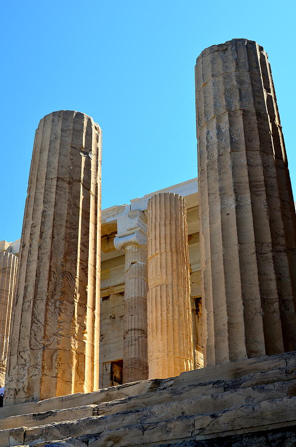 Ancient Columns Photograph by Corinne Rhode