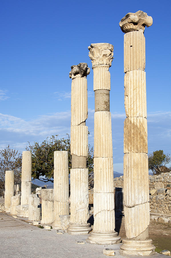 Ancient Columns Photograph by Ramunas Bruzas