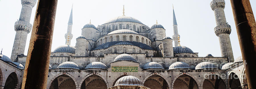 Ancient Domes of the Blue Mosque Photograph by Mary Jane Armstrong