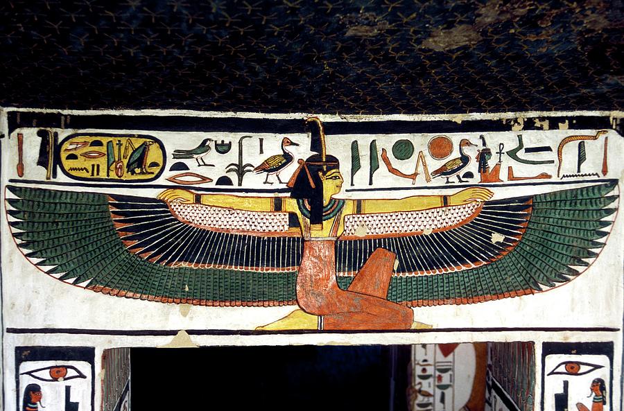 Ancient Egyptian Goddess Maat Photograph by Patrick Landmann/science Photo Library