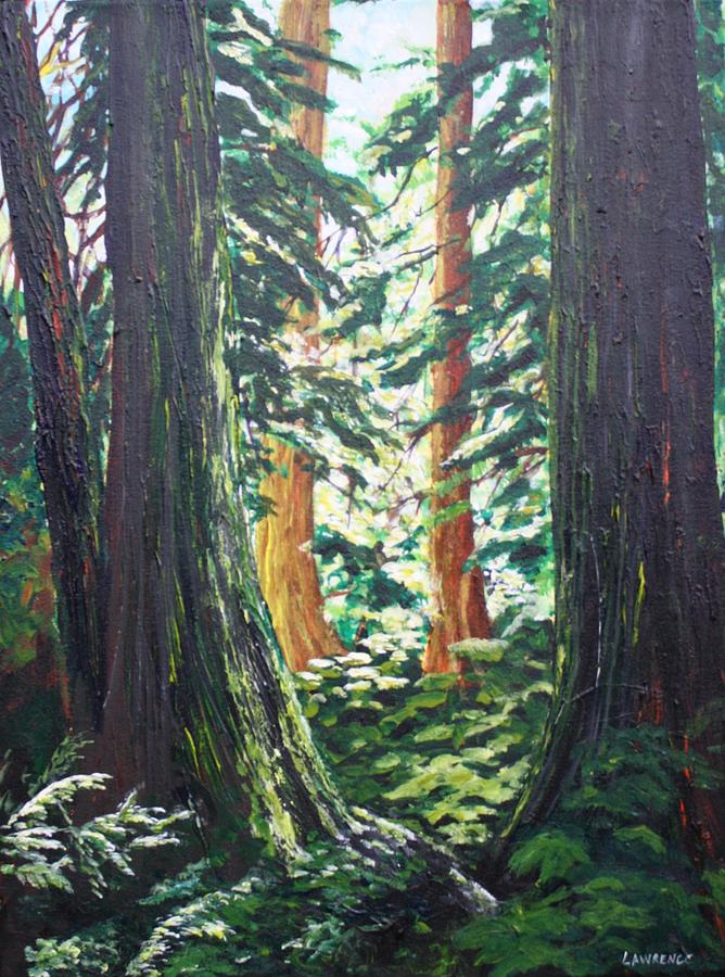 Ancient Forest I Painting by Mary Lynn Lawrence - Pixels