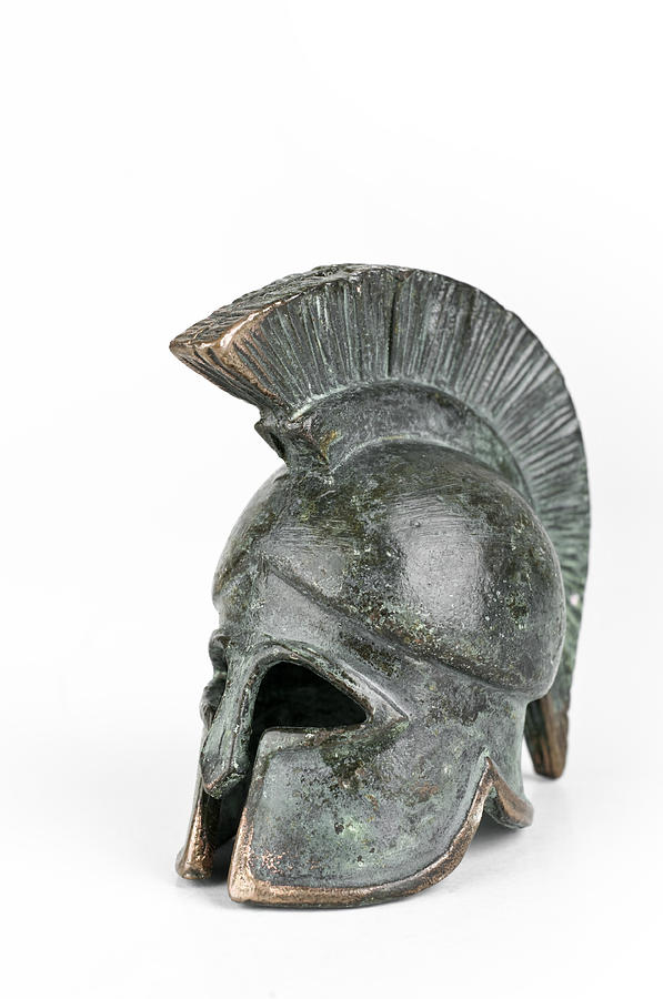 Ancient greek helmet Photograph by Aeduard