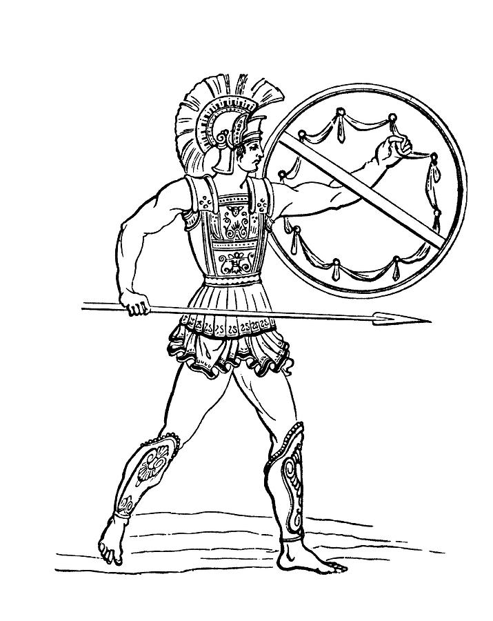 Ancient Greek Warrior Photograph by Bildagentur-online/th Foto/science Photo Library