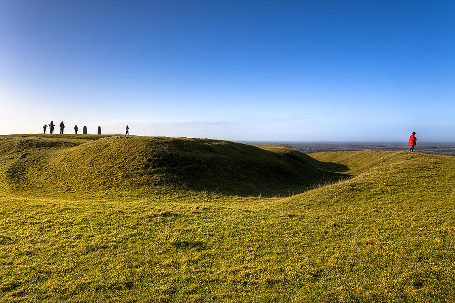 Ancient Hill of Tara in the Winter Sun Photograph by Mark Tisdale
