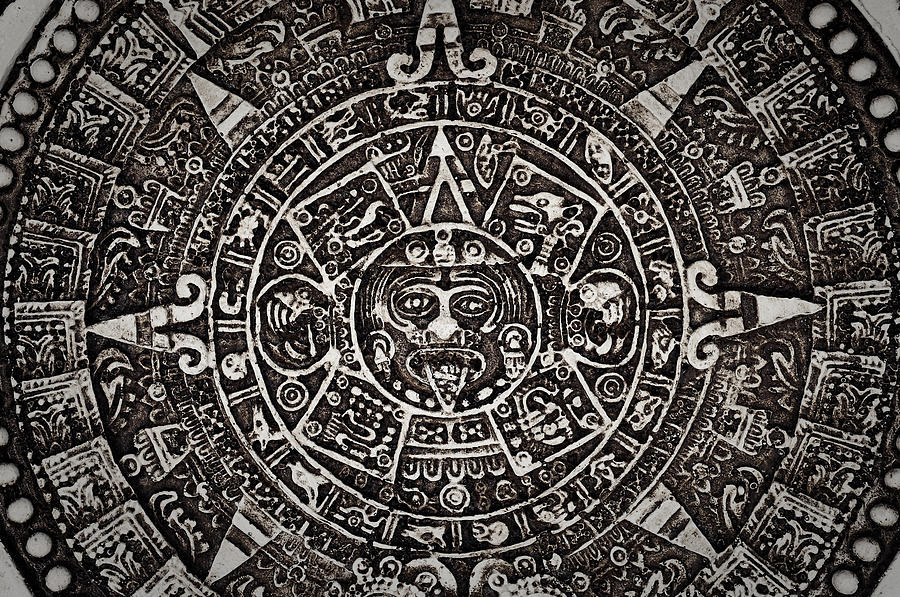 Aztec Sun God #1 Photograph by Brandon Bourdages
