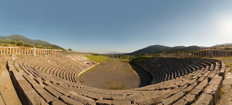 Ancient Messene Stadium Photograph by David Parker/science Photo Library