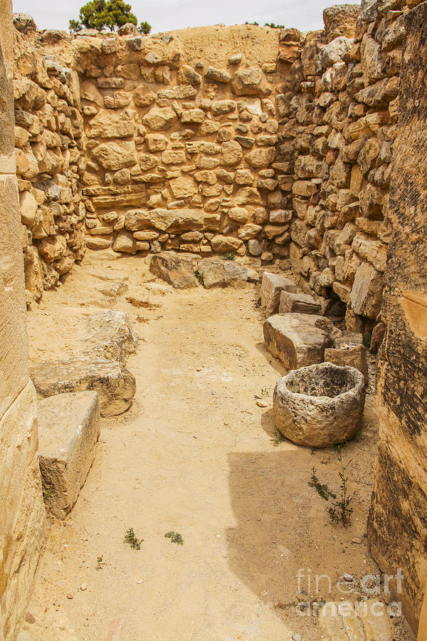 Ancient  Minoan store  Photograph by Patricia Hofmeester
