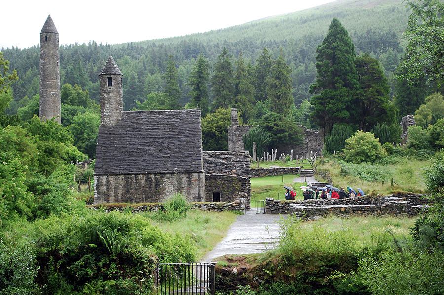 Ancient Photograph - Ancient Monastic Ruins Of St by Lynn Seldon Ancient Photograph - Ancient Monastic Ruins Of St by Lynn Seldon