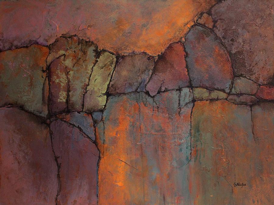 Nature Painting - Ancient Mysteries by Carol Nelson