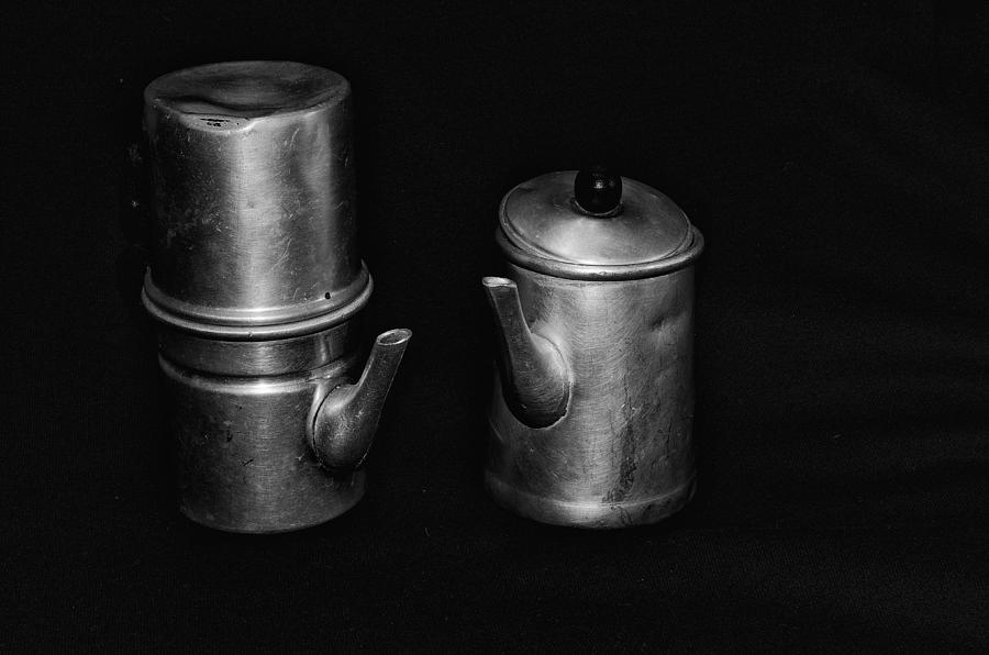 Ancient Neapolitan Coffee Machines Photograph