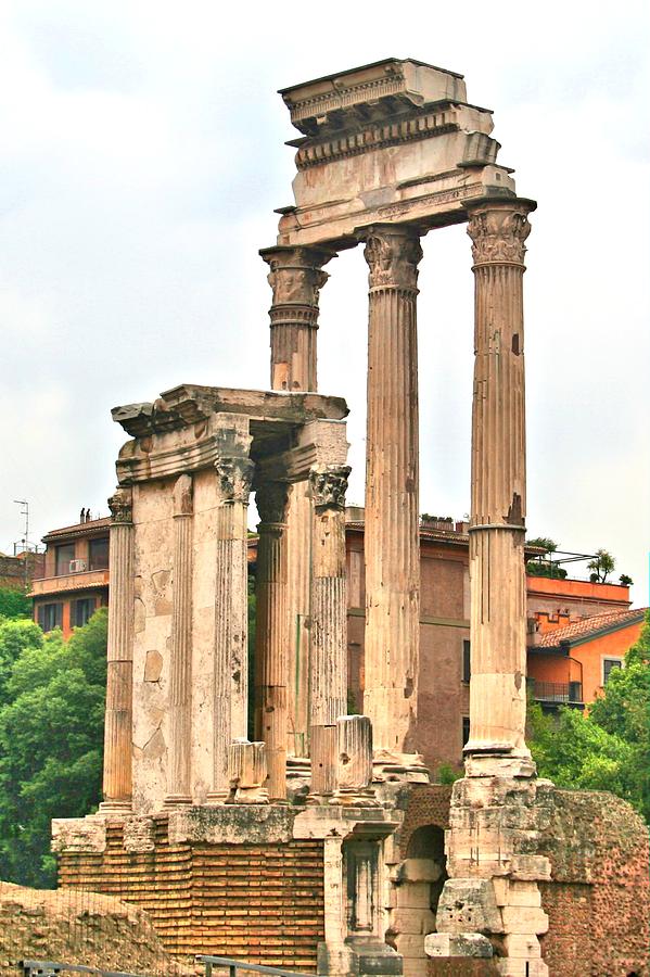 Ancient Roman Columns Photograph by Gordon Elwell