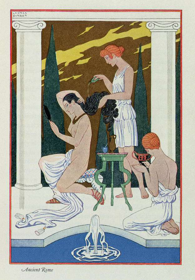 Nature Painting - Ancient Rome by Georges Barbier