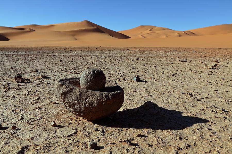 Ancient Saharan Mill Stone Photograph by Martin Rietze