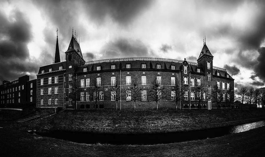 Ancient Sittard In Black And White Photograph by Libor Bednarik