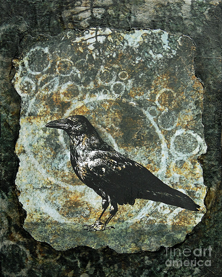 Raven Digital Art - Ancient Spirals by Judy Wood