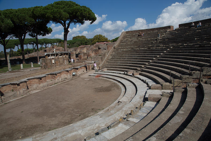 Ancient Theater Photograph by Allan Morrison