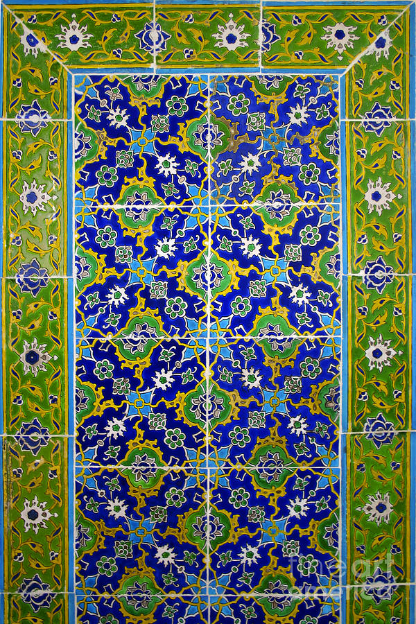 Ancient turkish design hand painted tiles Photograph by PIXELS  XPOSED Ralph A Ledergerber Photography