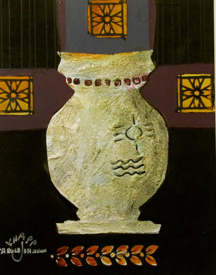 Ancient Urn Painting by Carole Johnson