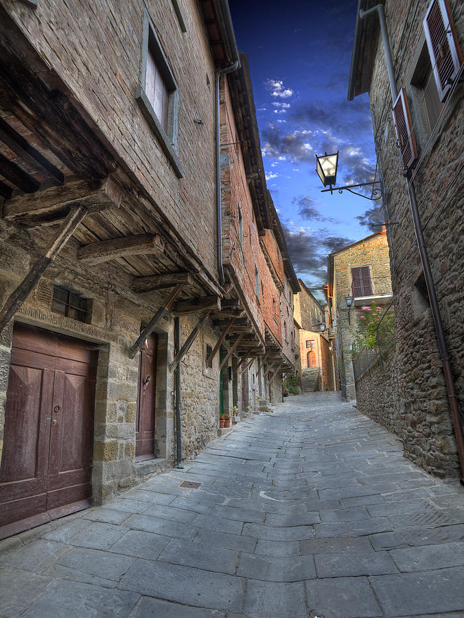 Ancient Way Cortona Tuscany Photograph by Al Hurley