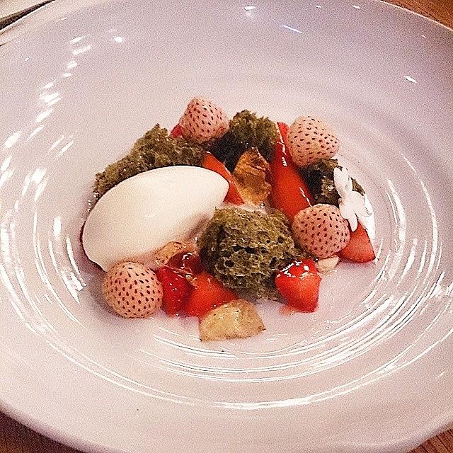 London Photograph - And Heres The Strawberry Dessert At by Qin Xie