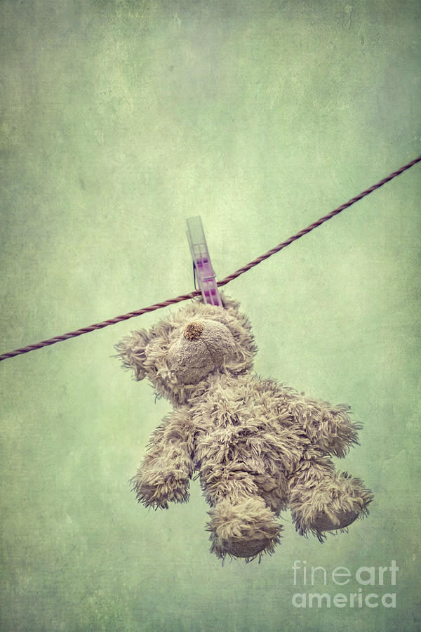 Toy Photograph - And Then The Childhood Was Left Behind by Evelina Kremsdorf